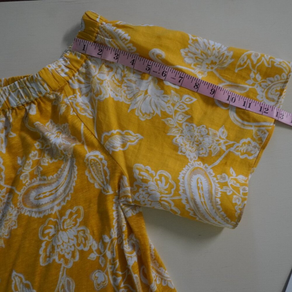 Chicos Off the Shoulder gathered neckline Blouse - Picture 6 of 8